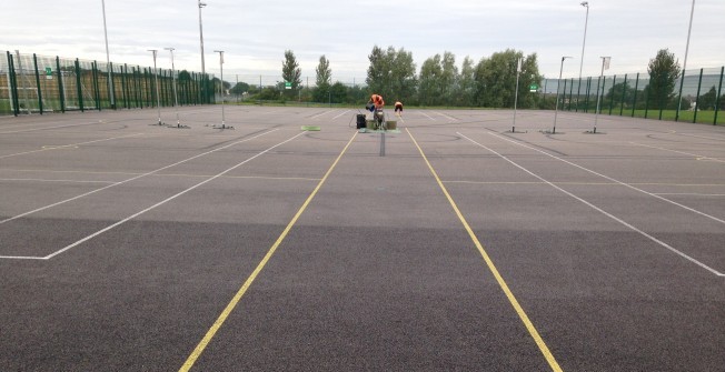 Netball Surface Cleaning in Little Petherick